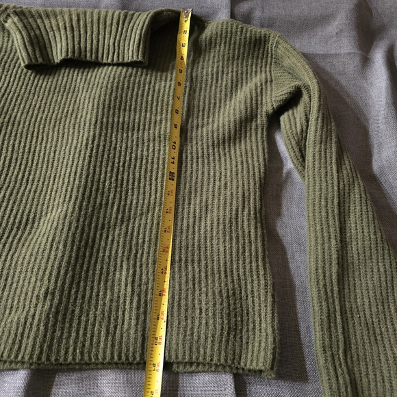 Goodthreads Forest Green Ribbed Sweater Large - Picture 4 of 4